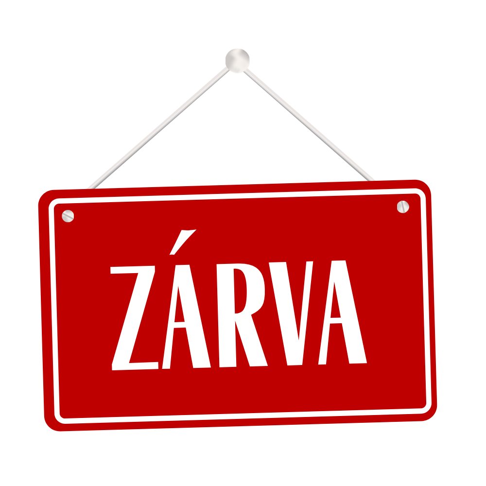 Zárva felirat egy táblán